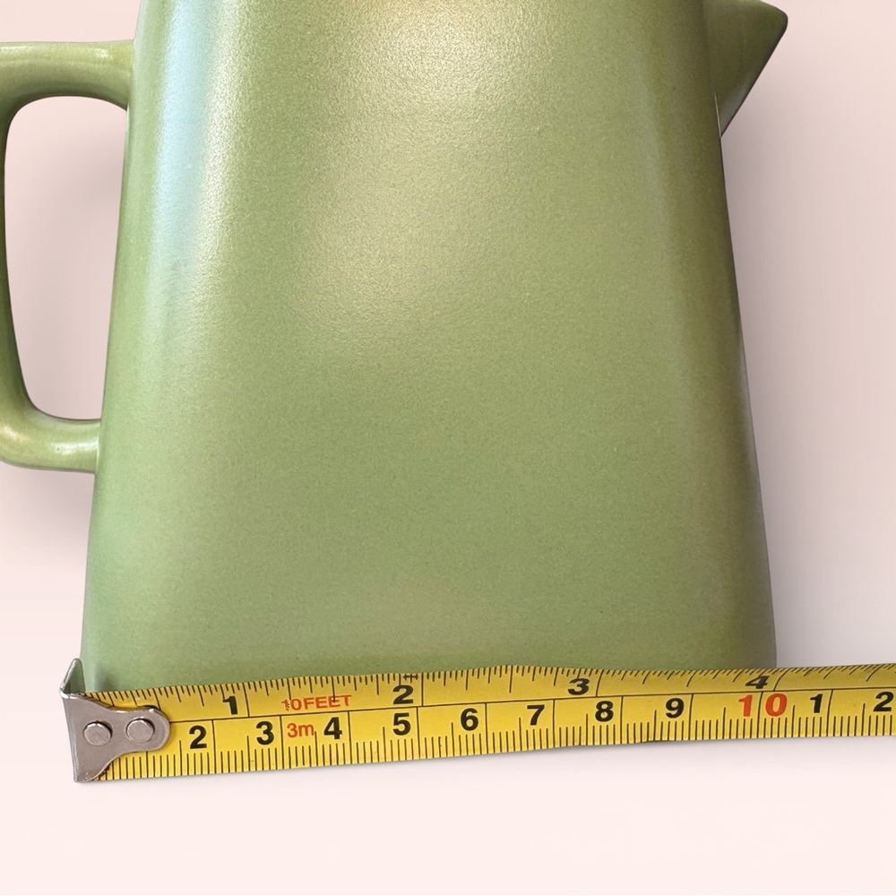 STARBUCKS 2012 Verde Green Ceramic Tea Pot W/ Lid 32oz Microwave Dishwasher Safe - Picture 10 of 12